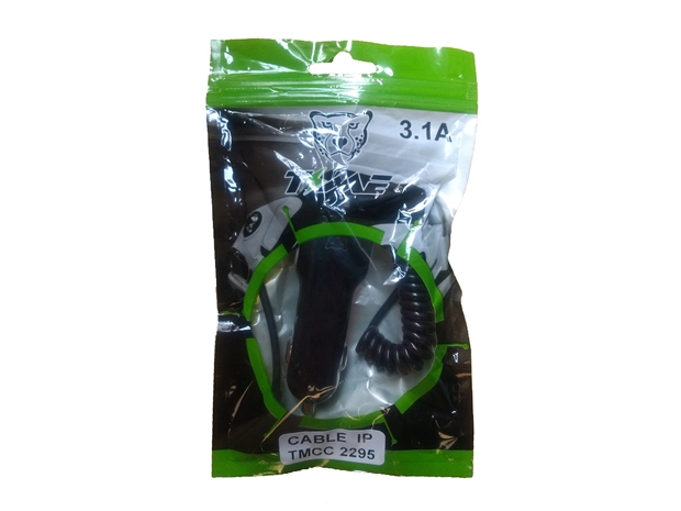 &u+ CARGADOR AUTO IPHONE 3.1A TMCC2295